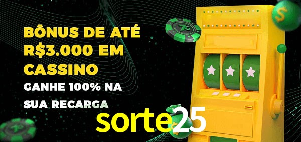 sorte25 melhor bônus de depósito